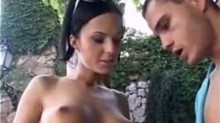 Brenda Black aka Amanda Skinny Teen Outdoor Sex porn video